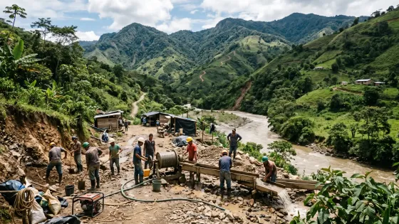 Deslizamiento en mina de oro en Nariño deja 13 muertos y siete heridos