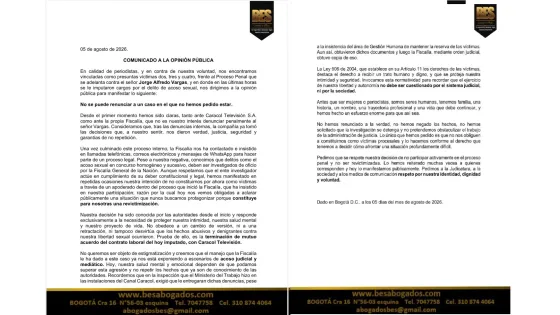 Comunicado de los abogados