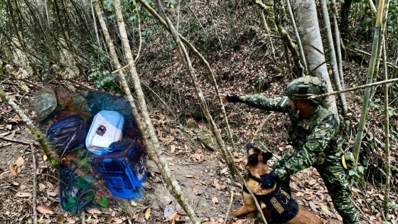 explosivos fueron encontrados en charta santander