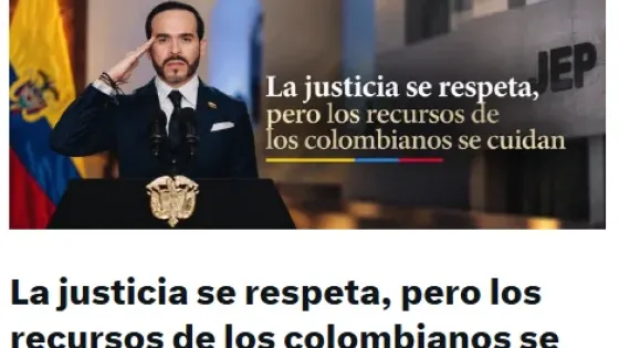 Respuesta de De La Espriella a la JEP