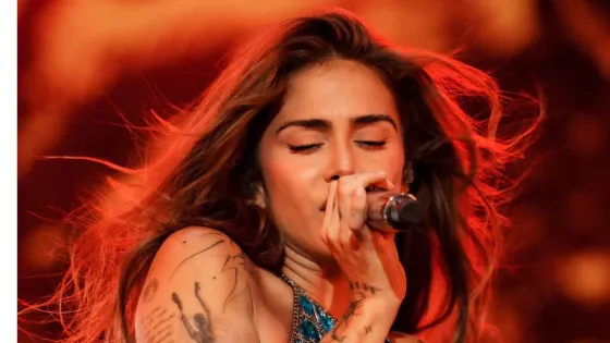 Greeicy vivió inesperado momento en pleno concierto