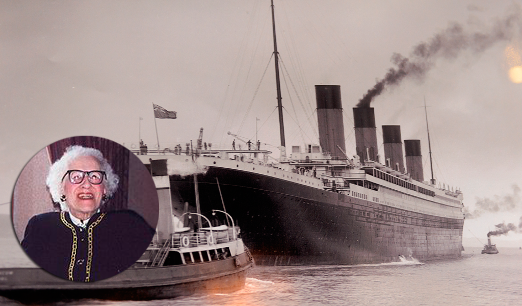 Millvina Dean, la última superviviente del Titanic