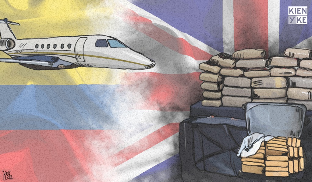 El vuelo chárter con 500 kilos de coca que llegó a Reino Unido
