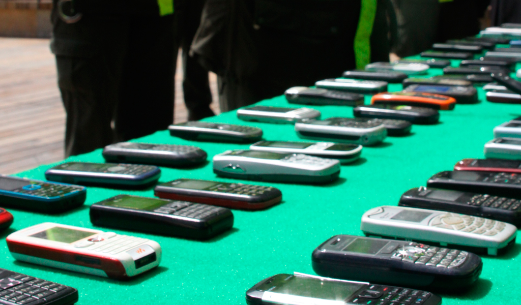 Recuperan celulares robados en el centro de la capital