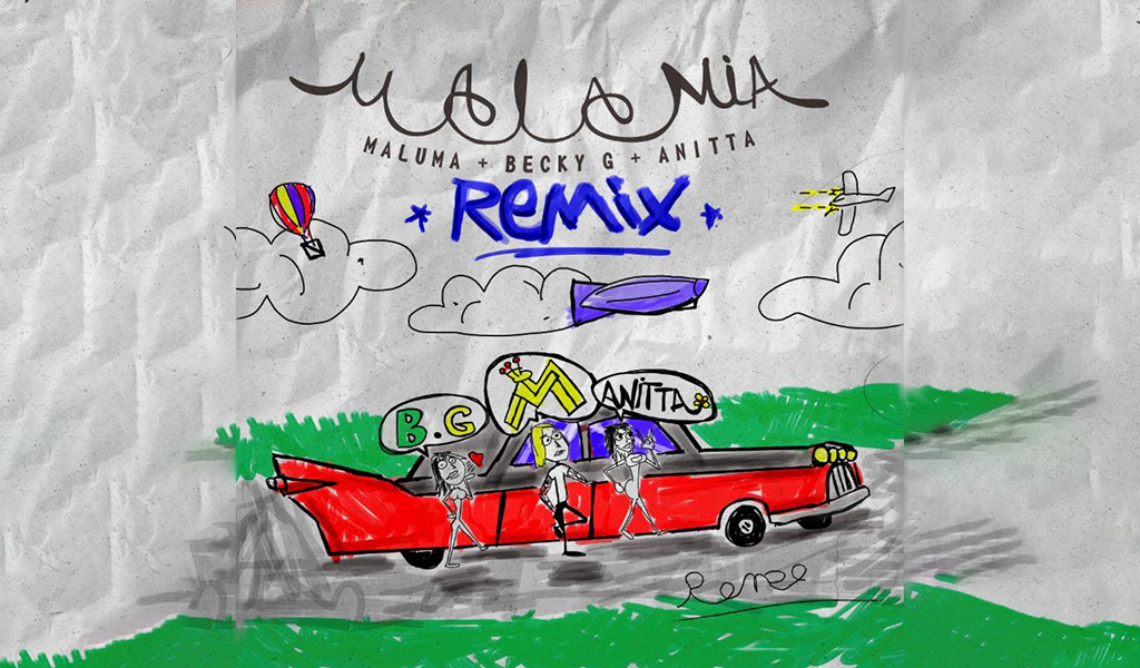 Maluma presenta el remix de 'Mala mía'