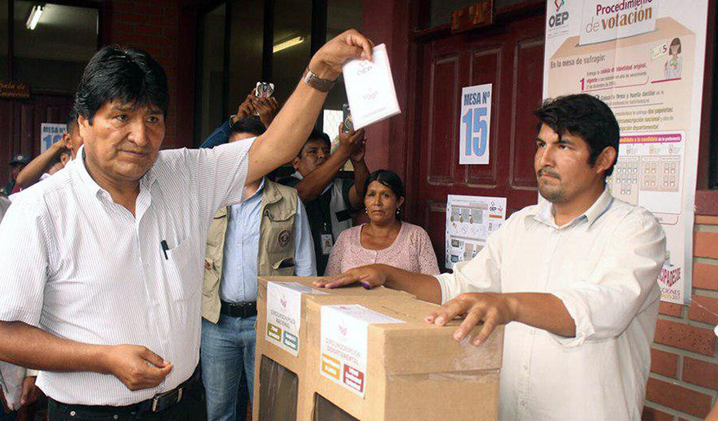 Ya ganamos en primera vuelta las elecciones: Evo Morales