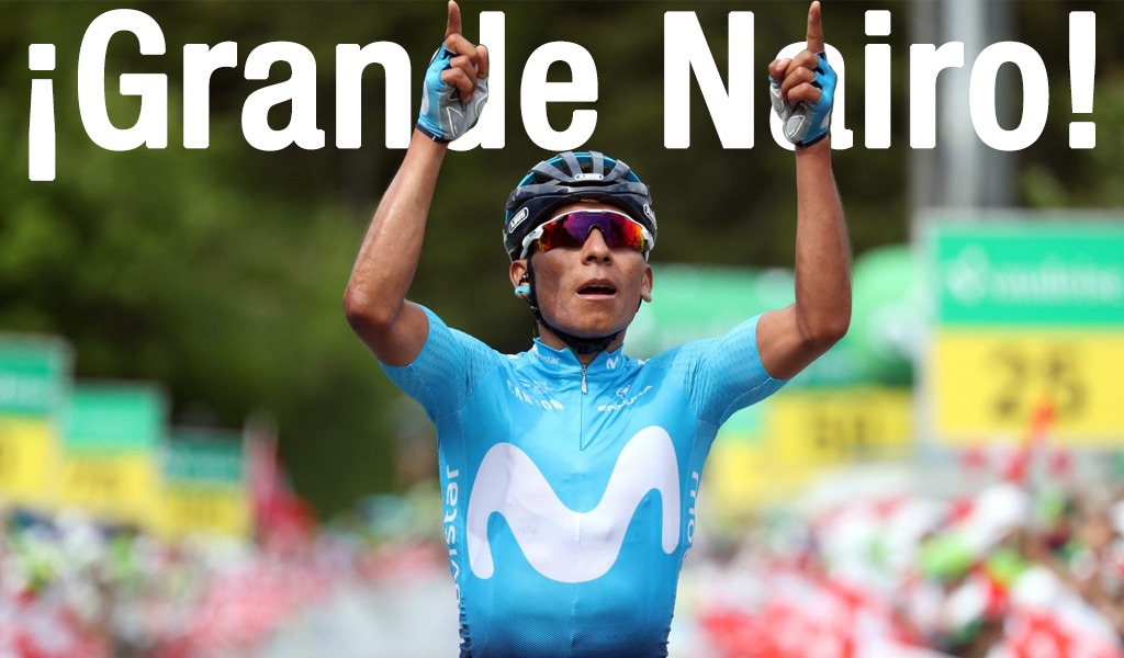Nairo Quintana ganador de la última etapa del Tour Colombia