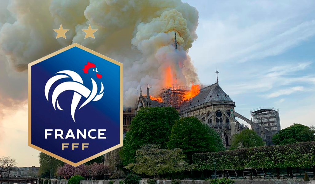 Fútbol francés se solidariza con Notre Dame