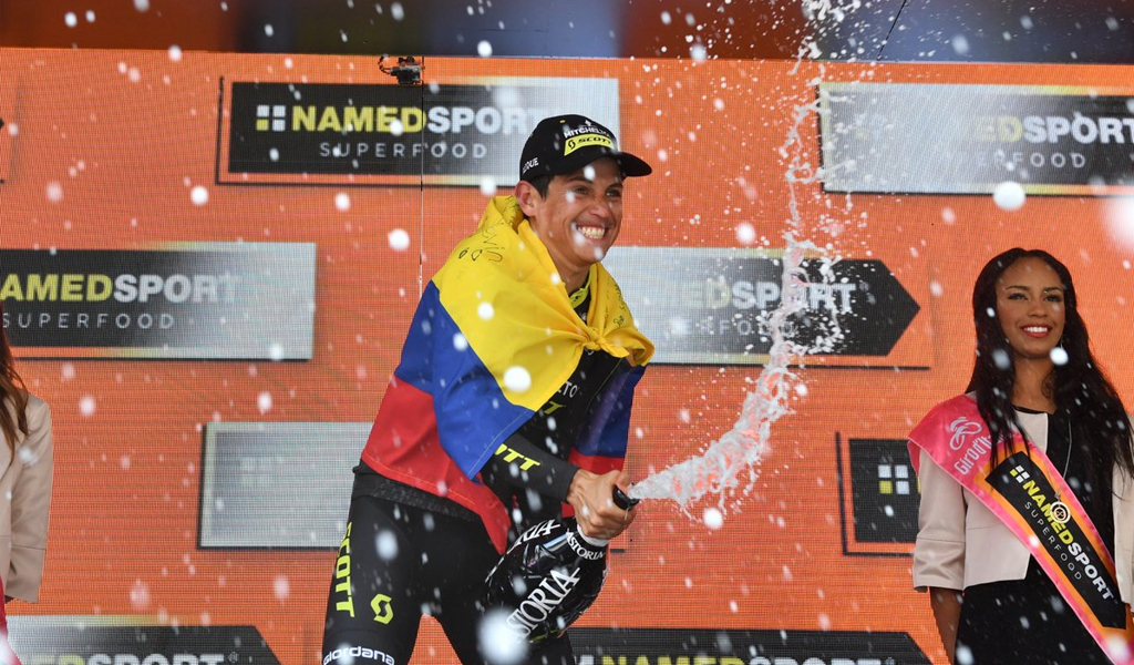 Triunfo de Esteban Chaves en la etapa 19 del Giro