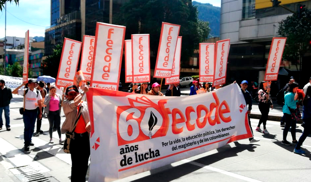 Paro Fecode: Puntos de concentración en Bogotá