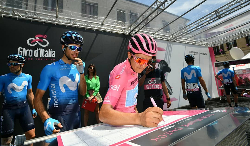 Carapaz, a un paso de ganar el Giro de Italia