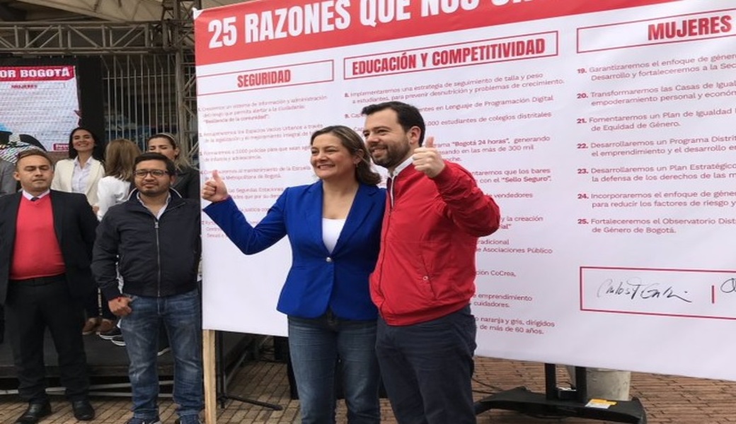 Ángela Garzón se unió a campaña de Carlos Fernando Galán