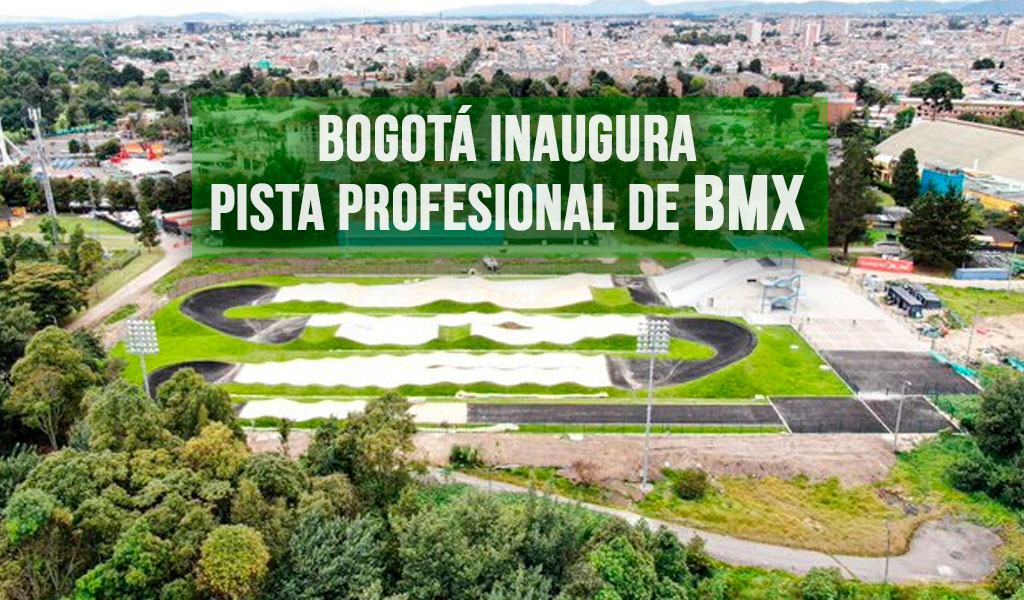 Bogotá estrenó su primera pista profesional de BMX