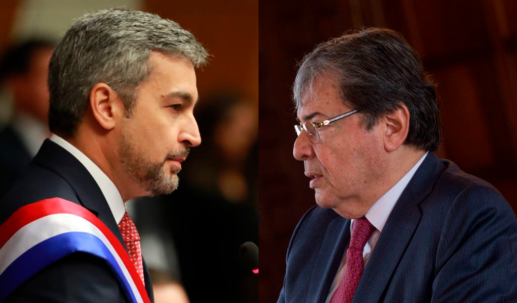 Colombia respalda al presidente de Paraguay, Mario Abdó