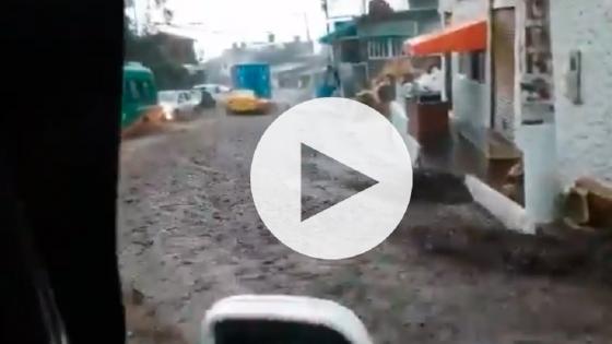 Problemas de movilidad por inundaciones en Bogotá