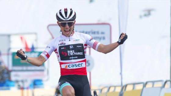 Esteban Chaves, ganador de la etapa 4 de la Vuelta a Cataluña