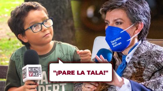 Fuerte llamado de Francisco Vera, el niño ambientalista, a Claudia López