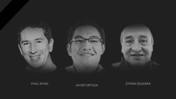 Homenajean a periodistas asesinados en la frontera de Ecuador y Colombia