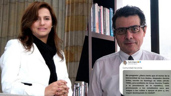 Rechazo a publicación de Paola Holguín contra Alejandro Gaviria