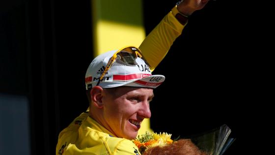 Tadej Pogacar en Tour de Francia. 