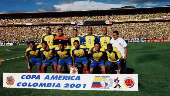 Selección Colombia que ganaron la Copa América 2001