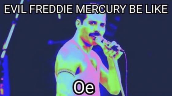 Meme #EvilBeLike Freddie Mercury