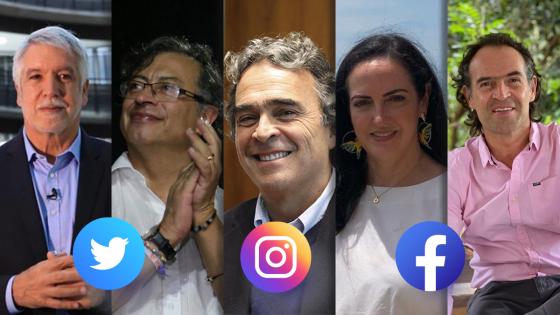 Precandidatos presidenciales con más seguidores en redes sociales