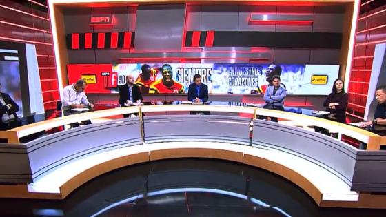Óscar Córdoba e Iván René Valenciano se 'quiebran' en vivo en programa de ESPN