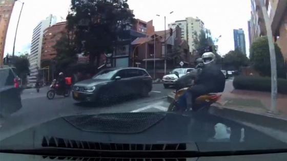 Video: Abogado atropelló a delincuentes durante un atraco en Bogotá 