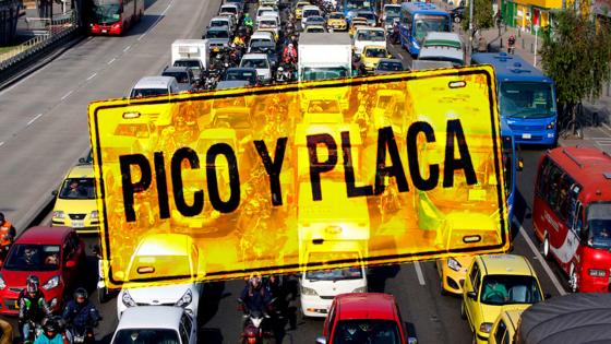 ¿Cómo funcionará el pico y placa durante el puente festivo en Bogotá? 