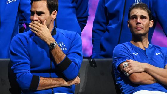 Rafael Nadal Roger Federer despedida 
