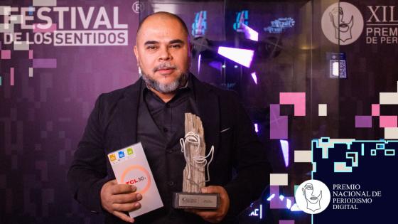 Alex Macías ganador premio nacional de periodismo reportaje investigación