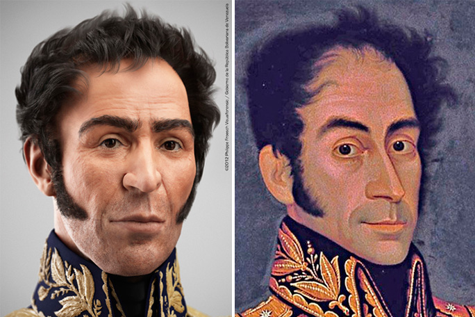 El hombre que resucitó el rostro de Bolívar
