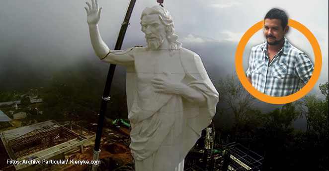 El ateo que construyó la escultura religiosa más grande del país