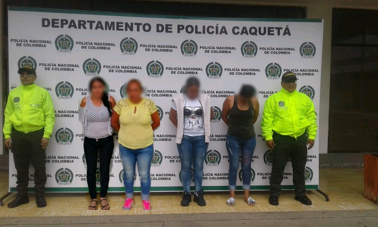 Cae banda de mujeres que robaba con ‘Mecheo’ en Caquetá
