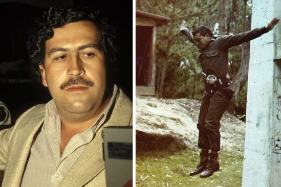 Pablo Escobar y Mayor Humberto Coral