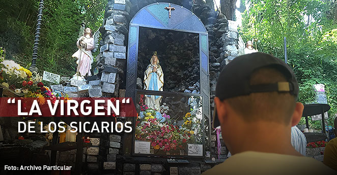 Virgen de los sicarios en Medellín